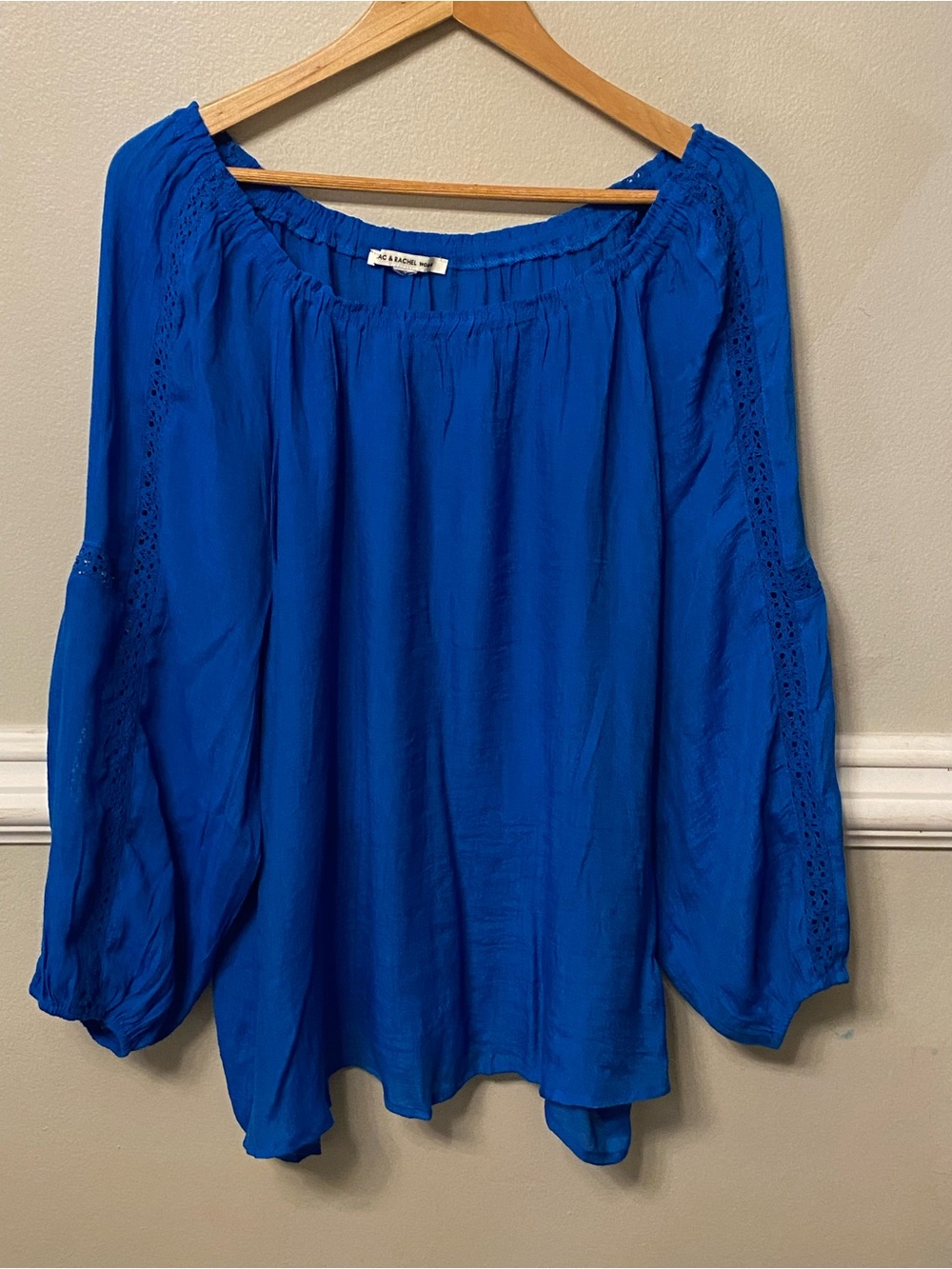 Zac & Rachel Electric Blue Peasant Top